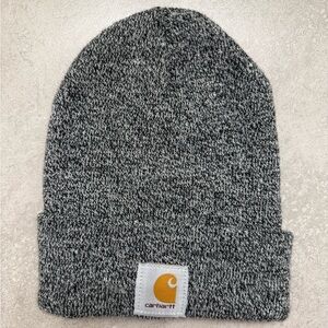 Carhartt Black and White Knit Beanie